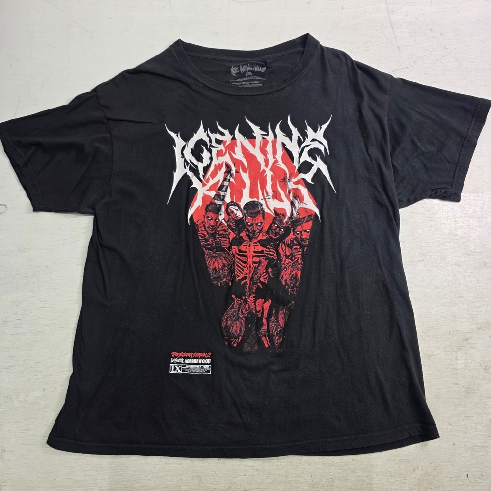 Ice Nine Kills Silver Scream 2 Welcome to Horrorwood Graphic T-Shirt Black XXL
